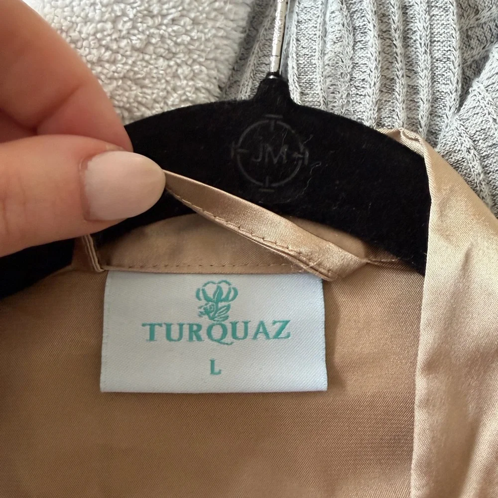 Turquaz Gold Robe